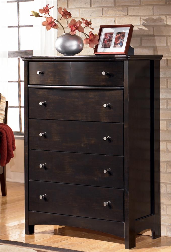 Signature Design by Ashley Harmony B20846 Five Drawer Chest Del Sol